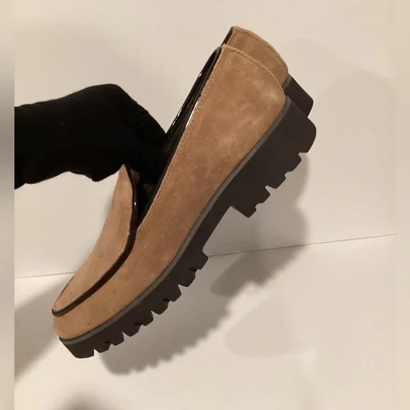 Donald J. Pliner Tan Suede Loafers - Picture 13 of 16